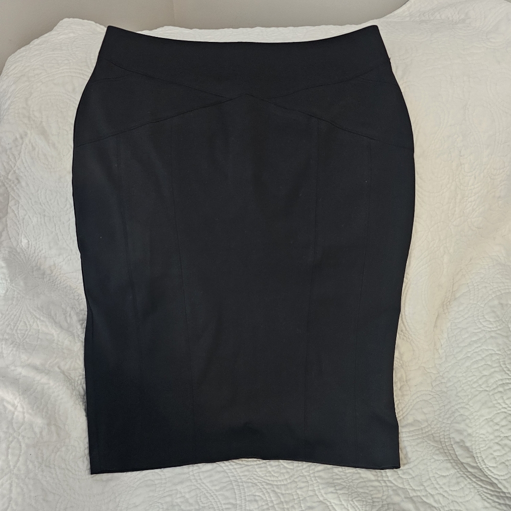 New York & Company Black Stretch Skirt